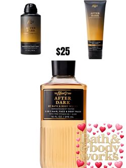 Bath & Body Works After Dark Men's 3-Piece Set❤️❤️FIRM PRICE