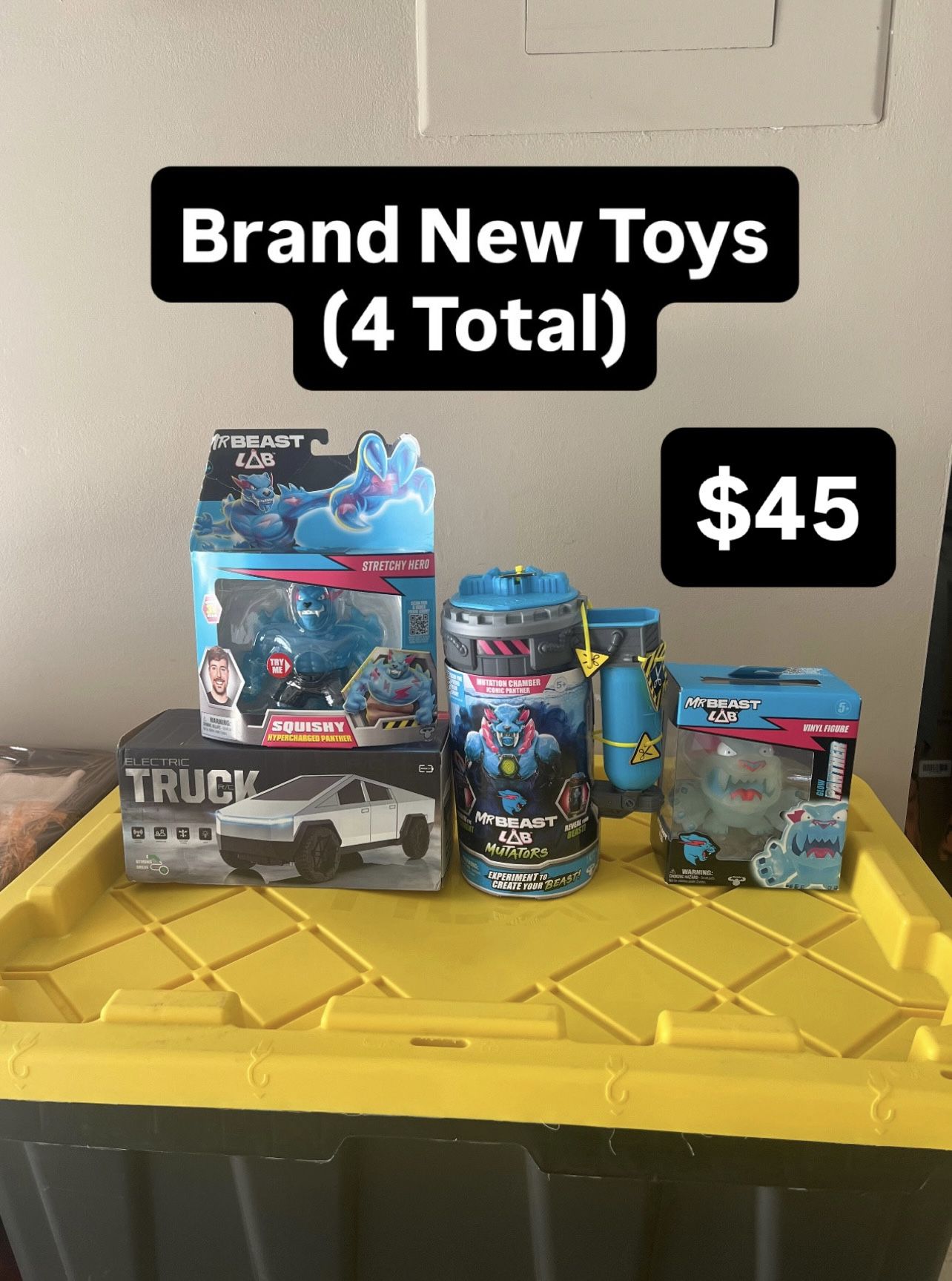 Brand New Toys (4 Total)