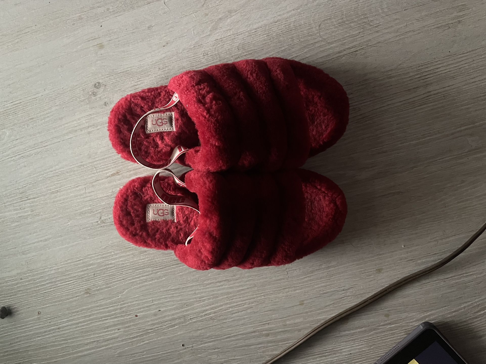 Red Ugg Slides