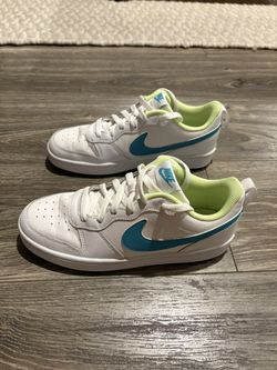Nike Court Borough Low 2 'White Teal Blue’