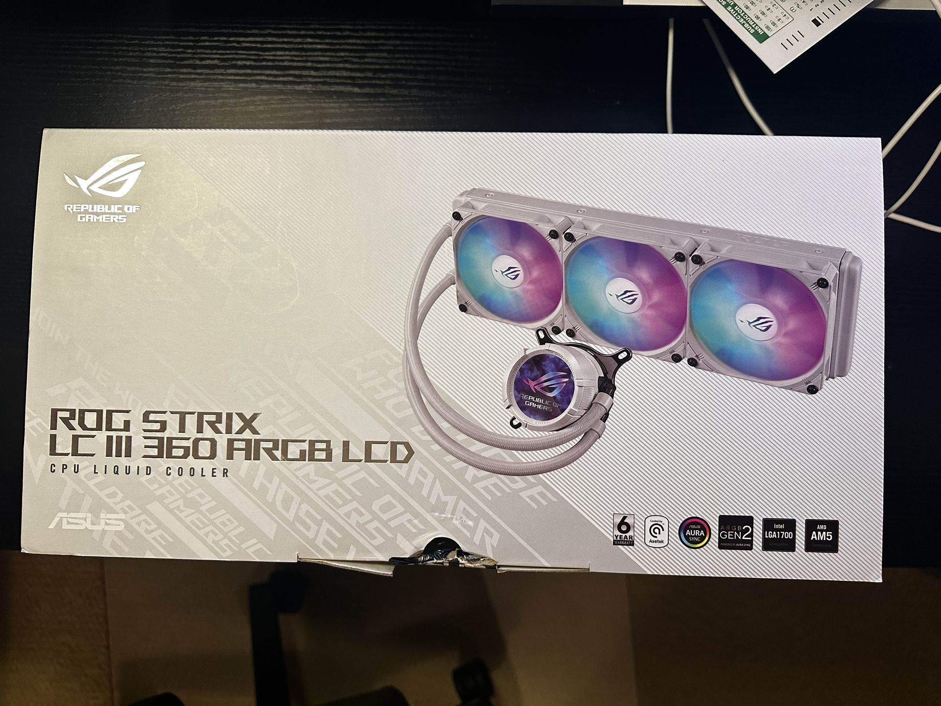 ROG STRIX LC III 360 ARG WHITE