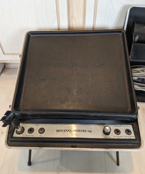 Vintage Ampli-Vox Roving Rostrum Portable Sound System
