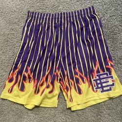 Purple Flame Eric Emmanuel Shorts 