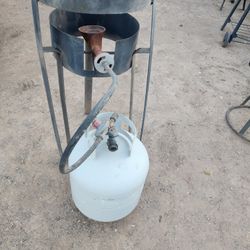 Burned Whit Tank (EMPTY)
