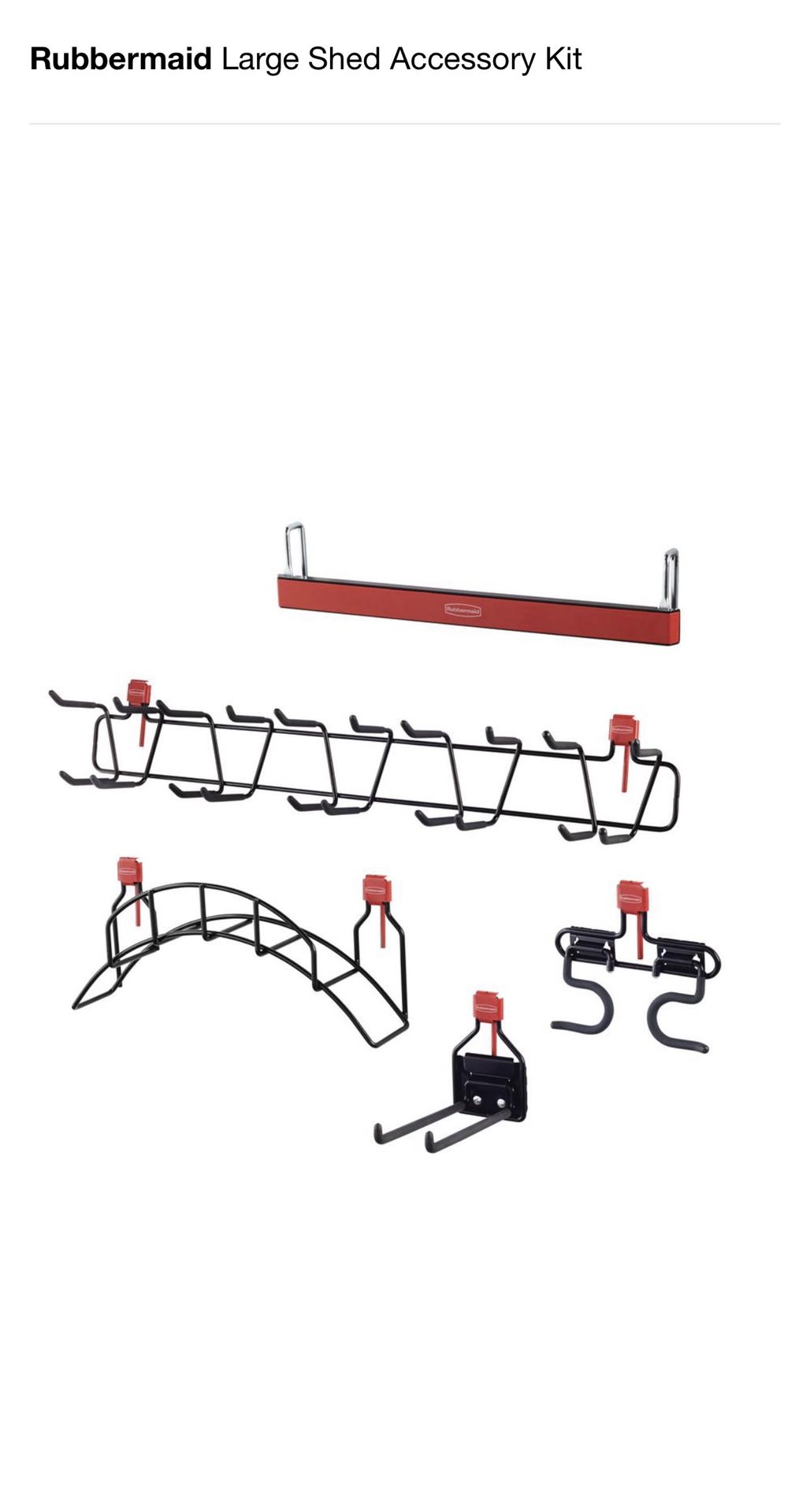 Rubbermaid Large Shed Accessory Kit