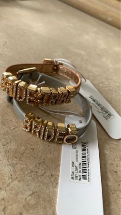 Bride and bridesmaid bracelets