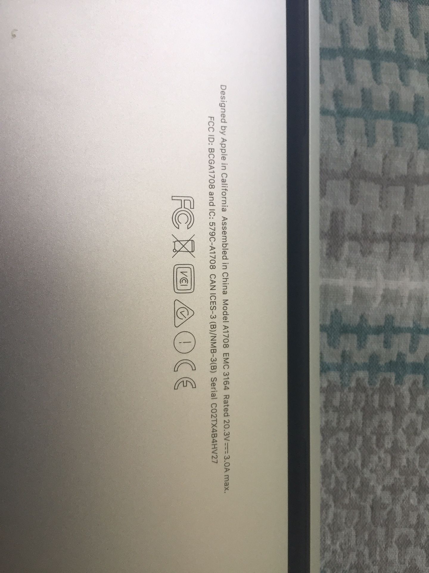 2017 MacBook Pro 13” Retina Screen