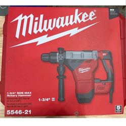 Milwaukee New 1 3/4 SDS Rotary Hammer 