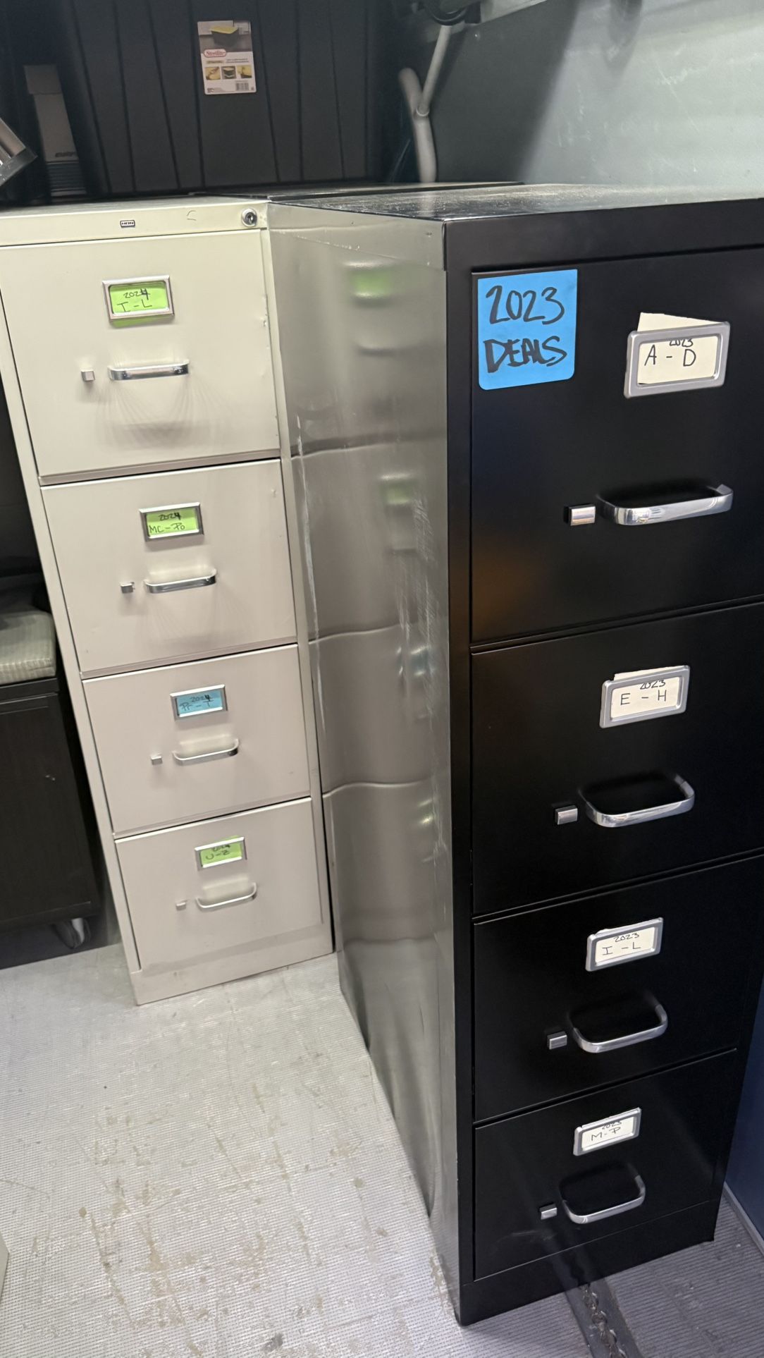 File cabinets