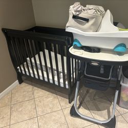 Crib+highchair+other Baby Items