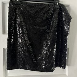 Black Sewuinnes Skirt Large