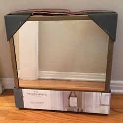 Threshold Wall Mirror - Metal and Leather