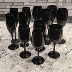Mikasa Black Amethyst Crystal Stemware