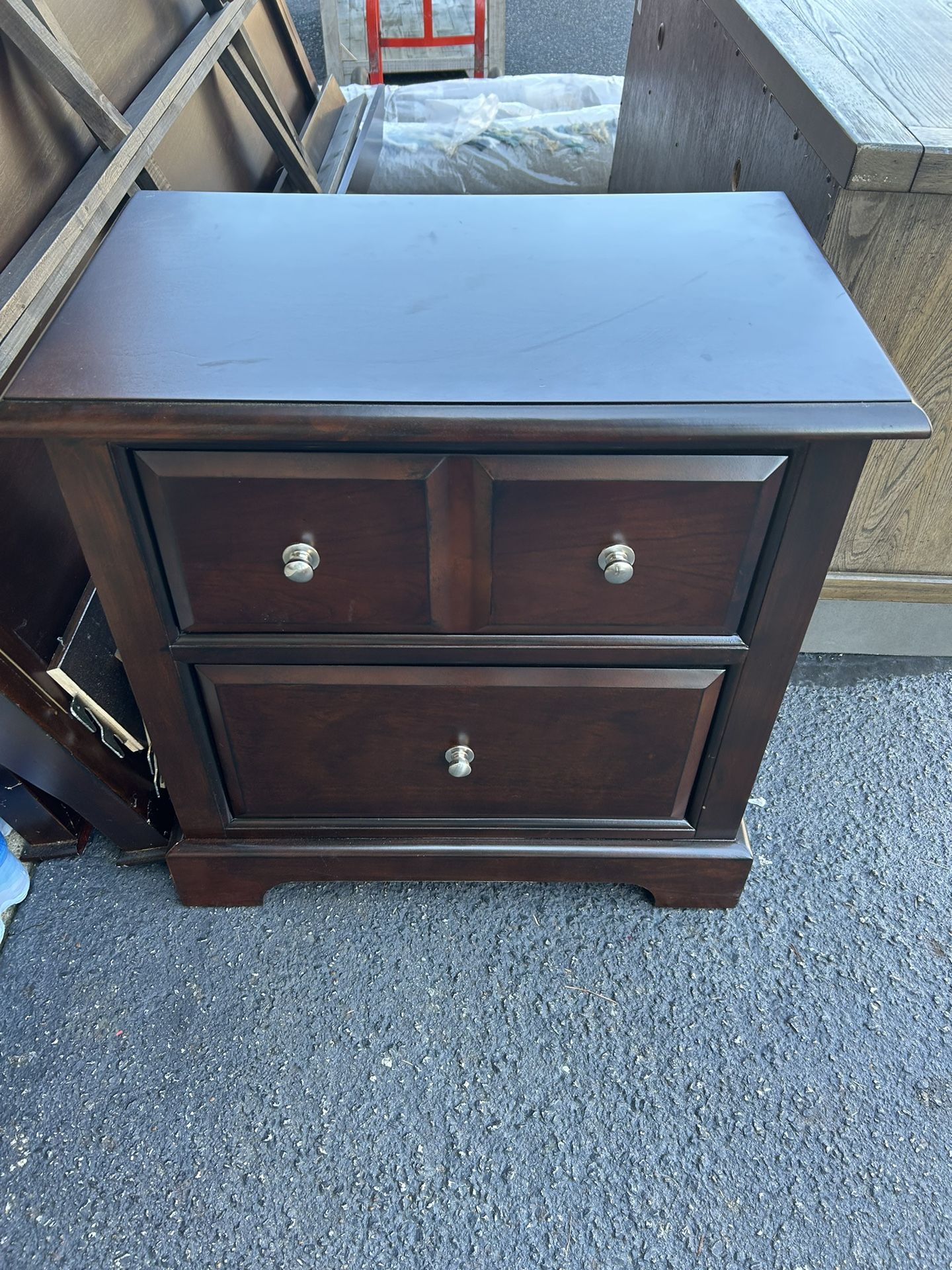 CHERRY BED TABLES—FREE. FREE