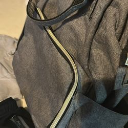 Diaper bag and clothes