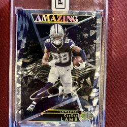 2022 Panini Illusions Amazing Black /50 CeeDee Lamb Auto #A-14 Dallas Cowboys