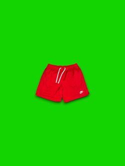 Nike sportswear woven flow mesh lined athletic shorts red men’s medium