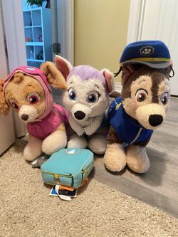 3 Paw Patrol Build A Bear Sky Everest Chase Lot