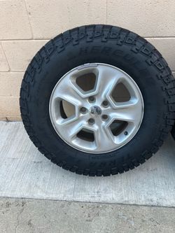 Jeep Rims / Terrain Tires / TPMS sensors