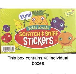 Smelly Stickers Scratch & Sniff. 1600 PCS for Classroom Teacher Parent Reward