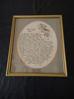 Art-Collectible-Thank You Dad-Picture