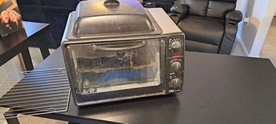 Elite Cuisine Toaster Oven with Grill Top