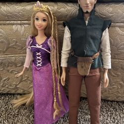 Disney Dolls Rapunzel And Flynn