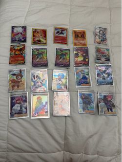 Assortment of Pokémon cards