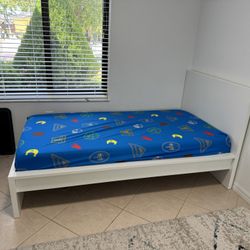 Twin Bed White