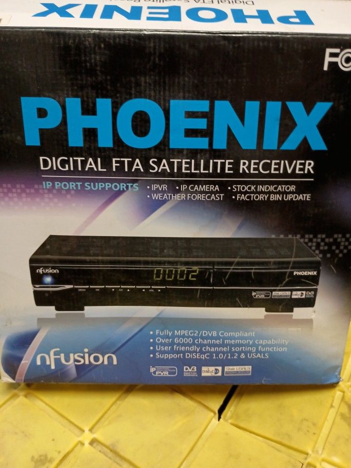 Phoenix Digital Fta Satellite Receiver New