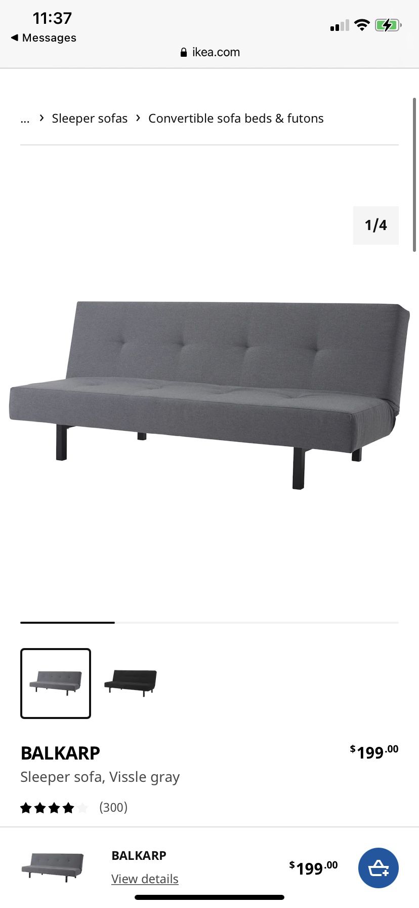 Ikea Sleeper Sofa 