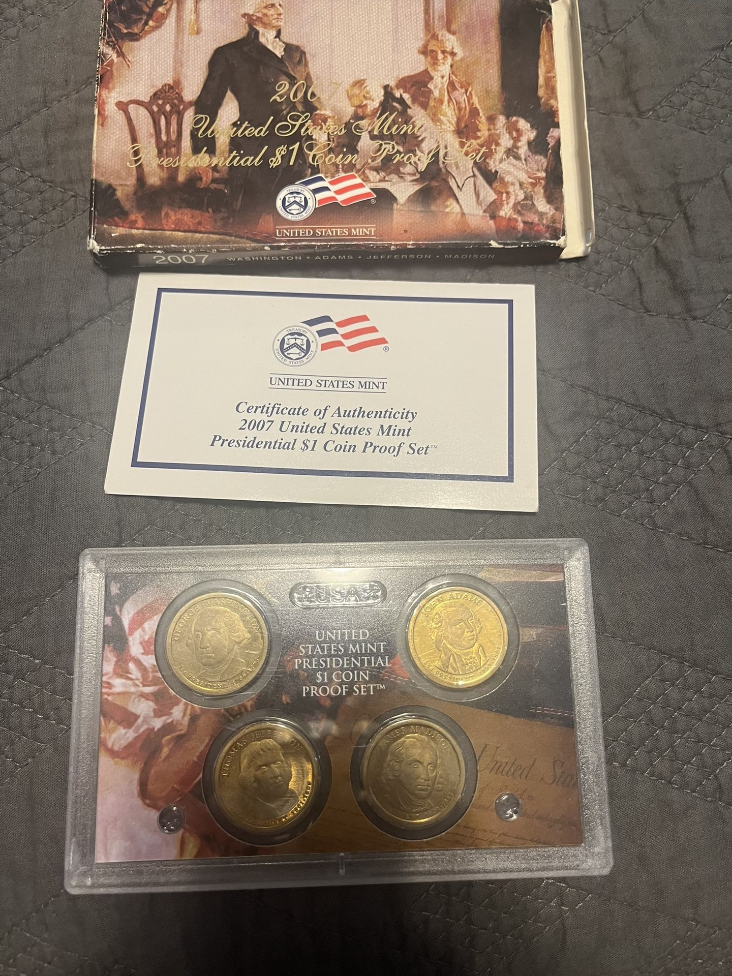 United States Presidential 1$ Coin Proof Set