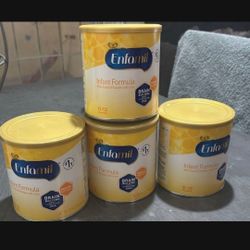 4 Yellow Enfamil Cans 12.5 OUNCE EACH  FOR $80 CASH/ZELLE ALL BRAND NEW & SEALED (DELIVERY IS AVAILABLE)