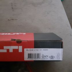 Hilti 1/4" X1 5/8" 1 3/8" Anchor Screws