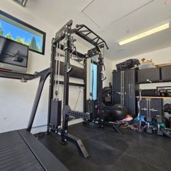 Vesta Pro Series 2in1 Squat Rack | Functional Trainer | 400lb Weight Stack | Commercial Grade | Gym Equipment | FREE DELIVERY🚚 🔴