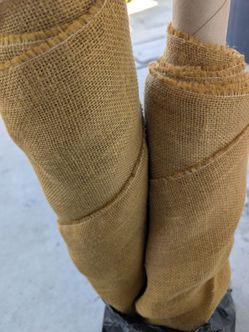 Burlap - 2 rolls, about 20 yards