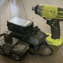 Not Free Ryobi Impact + 4ah Battery Only