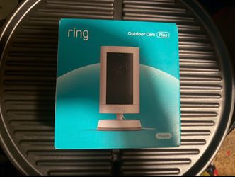 Ring - outdoor camera plus white
