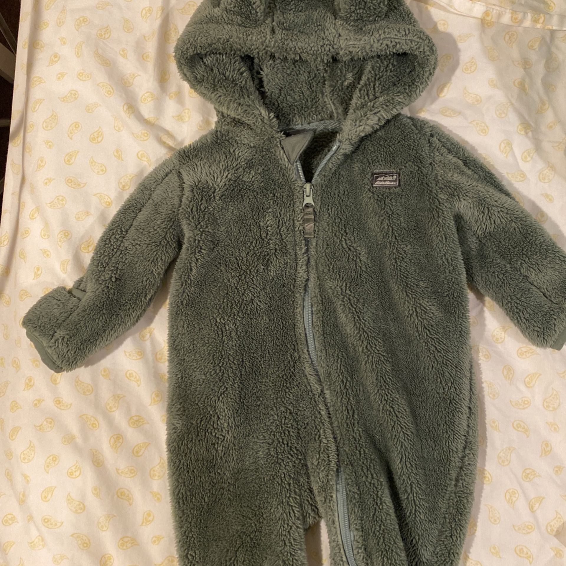 Eddie Bauer Plush Baby Onesie