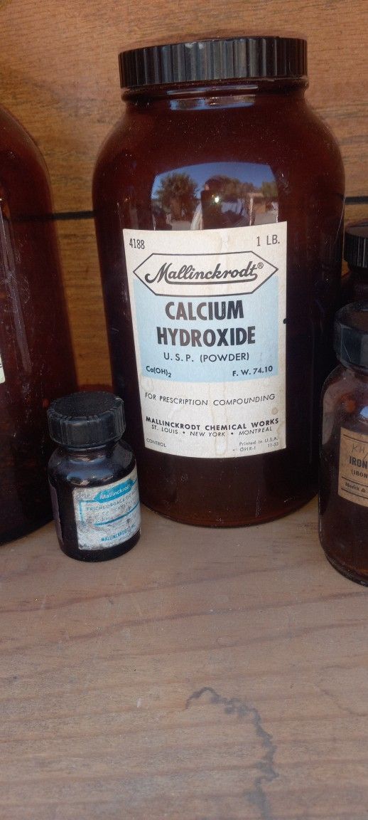 Assorted Vintage Empty Medicine Bottles