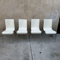 EURO- Grace Leather Side Chair by Euro Style (4)