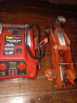 Battery Charger And 1/2:Ton Jack $$45