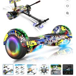 Hover Board With Seat Attachment 