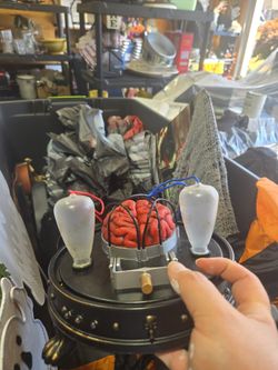 Halloween Mad Scientist Table Animatronic 