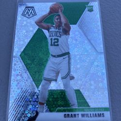2019-20 Mosaic Fast Break Grant Williams Rookie RC #217 Disco