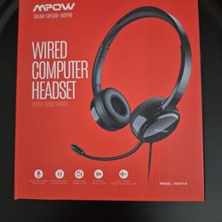 MPOW Headphones with Microphone. Tested Working Condition Like New. Will Consider Reasonable Offer.