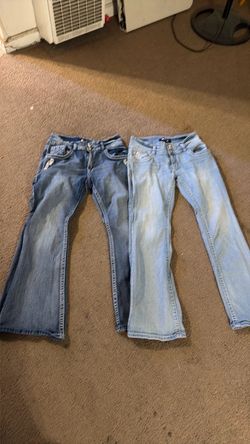 2 pairs of sky premium flare jeans size 11/12-15