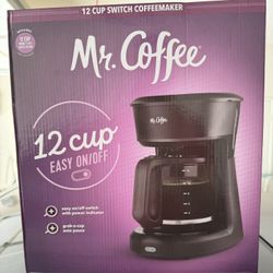 Mr. Coffee 12-Cup Switch Coffee Maker Black