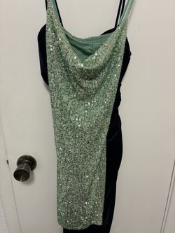 Light Mint Sequence Dress