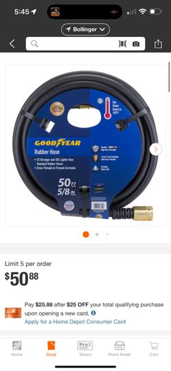 MAXLite 5/8 in. x 50 ft. Premium Duty Rubber+ Water Hose